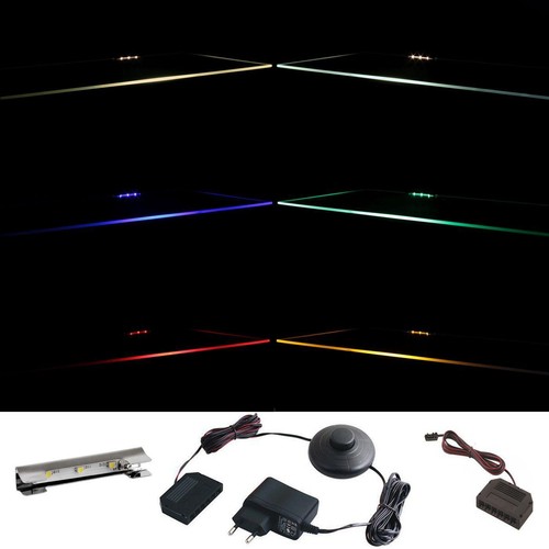 Illuminazione bordo vetro - , led