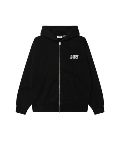 Obey felpa invernale zip - invernale, con