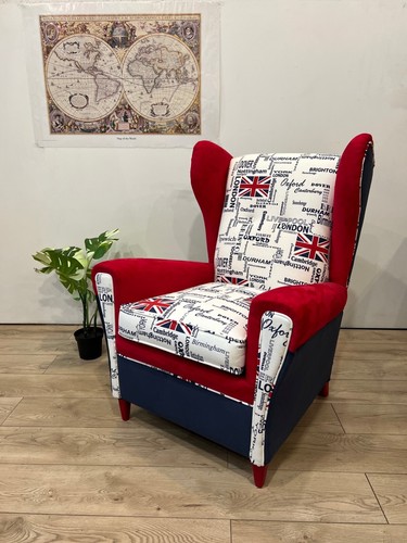 Poltrona bergere artigianale - bergere,