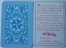 54 carte francesi per diversi