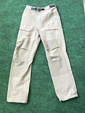 REI Co-Op Uomo Screenline Tecnico Cordura Cintura 30W X 30L Pantaloni da Escursionismo Cachi