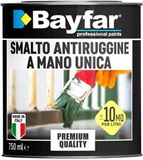 SMALTO ANTIRUGGINE A MANO UNICA VERNICE FERRO LEGNO LAMIERA ZINCATA VARI COLORI