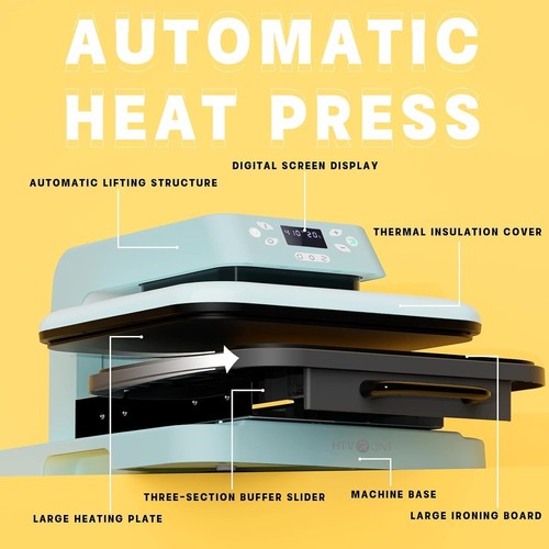 Htvront pressa calore - pressa, di