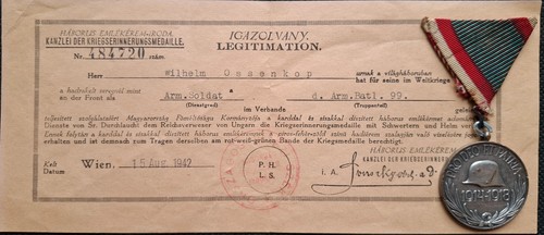 Medaglia commemorativa della