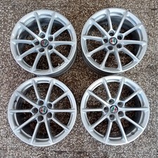 4 Cerchi in lega Originali Alfa Romeo Stelvio 8jx17 ET34 5x110 + Sensori TPMS