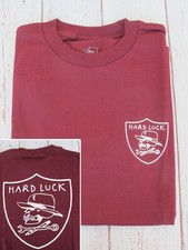 Hard Luck tshirt S logo bordeaux skateboard bearings thrasher spitfire powell