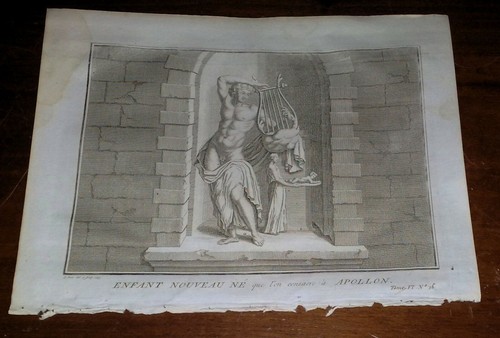 Apollon incisione primi 800 - apollon,