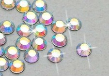 STRASS Termoadesivi hotfix 150pz SS6 2mm Crystal AURORA BOREALE adesivi a caldo