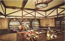 California L'enoteca della cantina colonia svizzera italiana cartolina d'epoca