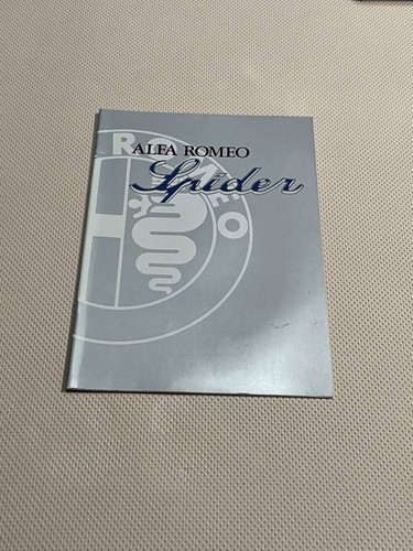 Catalogo alfa romeo spider - alfa,