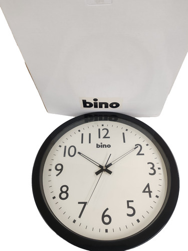 Bino orologio parete nero - parete, "nero"