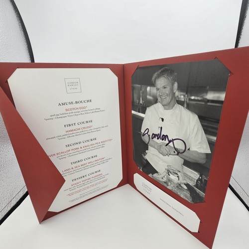 Gordon ramsay hand signed - gordon,