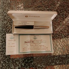 Penna Stilografica PARKER 45 - N°5632 - Anni 60/70 -Con Certificato /Cartucce. 