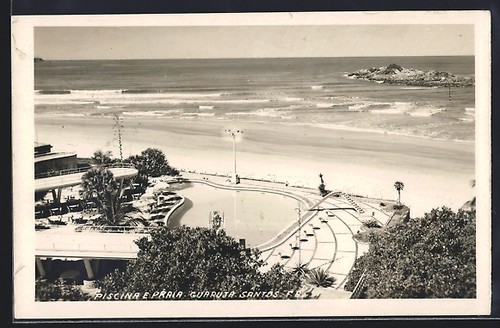 Ansichtskarte santos guaruja - ansichtskarte,
