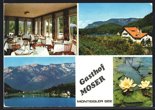 Cartolina lago monticolo - di, /