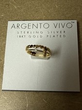 Argento Vivo Set di 2 Anelli