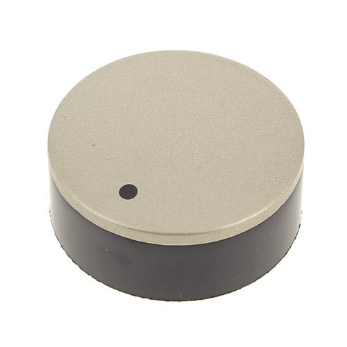 Bouton noir gris - bouton, 12h