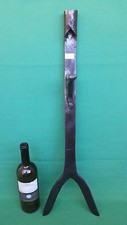 ANTICO TAGLIAFIENO TAGLIA FIENO IN FERRO BATTUTO FINE 800 - LUNGO 80 CM. 18M