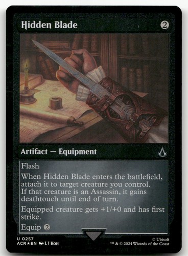 Hidden blade - blade, (foil