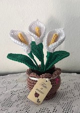 Calle in vasetto, fiore fatti a mano,  bomboniera, fiori artigianali, mini calle