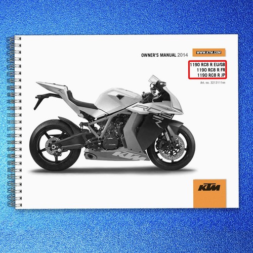 Ktm 1190 rc8 fr - 1190, gb