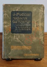 MADAMA BUTTERFLY Spartito canto - pianoforte Giacomo Puccini Ricordi