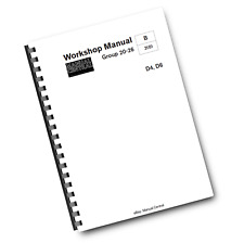 VOLVO PENTA D4 D6 GRUPPO MANUALE OFFICINA 20-26 RISTAMPATO 47700149