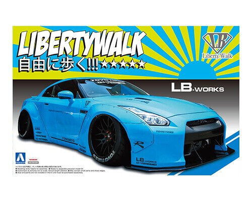 Aoshima nissan r - nissan, lb