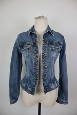 LIU JO JEANS GIUBBINO GIACCA DONNA Tg. S WOMAN CASUAL JACKET COTONE DENIM LOGO