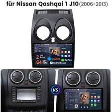 2+64GB per Nissan Qashqai J10 2006-2013 Autoradio Android RDS GPS Navi Carplay
