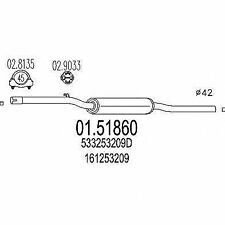 MARMITTA CENTRALE VW GOLF 1.5