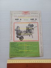 Guazzoni motori industriali 5 HP - 6 HP anni 60 depliant italiano originale