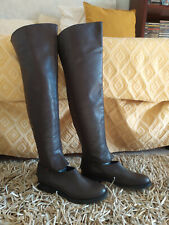 Liviana Conti stivali sopra al ginocchio cuissardes marroni 37