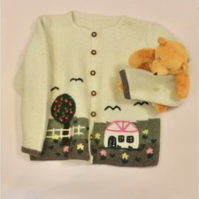 GIACCA MAGLIONE LANA  TIROLESE  tg 6/7 anni