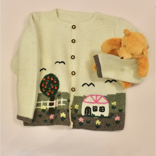 Giacca maglione lana tirolese - maglione,