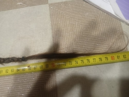 Treccia capelli veri - treccia,