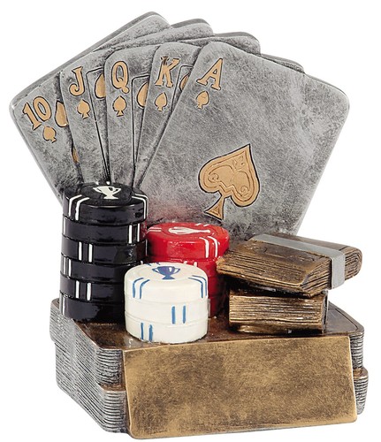 Carte poker trofeo - carte, resina