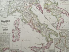 Antica Carta ITALIA Napoli