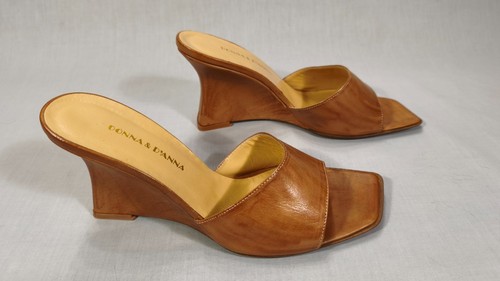 Mule elegante pelle color - in,