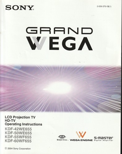 Sony grand wega lcd proiezione - grand,