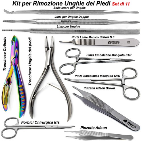 Kit per rimozione unghie - rimozione,