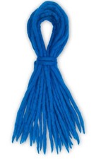 Dreadlocks blu elettrico fatti