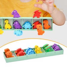 Kit di gioco di abbinamento dei colori in legno multicolore Attività per