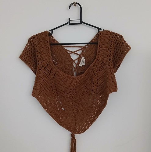 Fazzoletto boho marrone - fazzoletto,