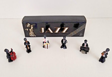 Collezione 6 Statuine Musicisti Jazz Vintage Olandesi in Resina cm 6 con Scatola