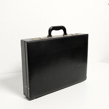 Valigetta ufficio24H vintage rigida pelle nera chiusura combinazione Carrington