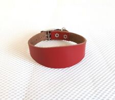 CUCCIOLO LEVRIERO/WHIPPET ITALIANO IN PELLE ADATTO A COLLO PICCOLO 9" (23CM) - 11" (28CM))