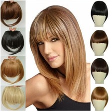 Clip con frangia naturale