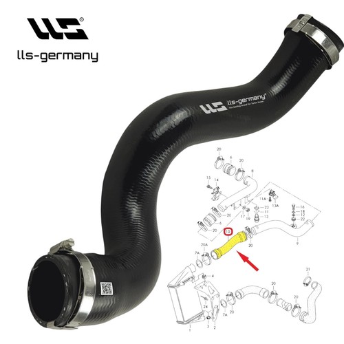 Tubo turbo per - vw, passat