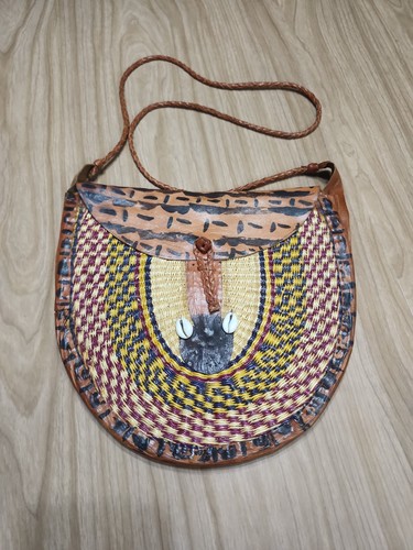 Borsa mano vintage africana - borsa,
